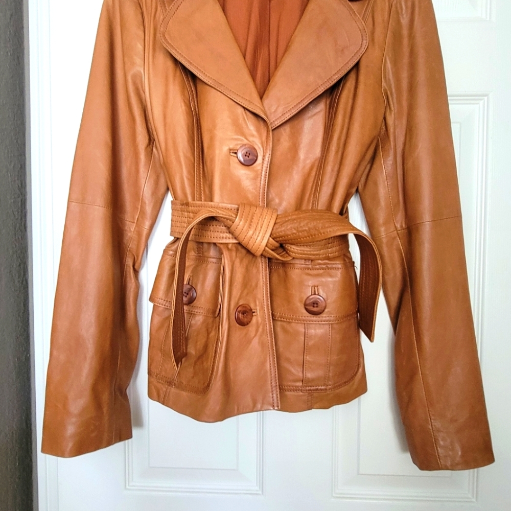 Women's leather jacket